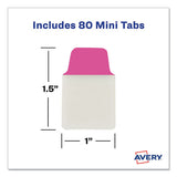 Avery® Ultra Tabs Repositionable Mini Tabs, 1-5-cut Tabs, Assorted Neon, 1" Wide, 80-pack freeshipping - TVN Wholesale 