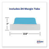 Avery® Ultra Tabs Repositionable Margin Tabs, 1-5-cut Tabs, Assorted Primary Colors, 2.5" Wide, 24-pack freeshipping - TVN Wholesale 