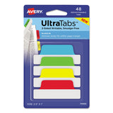Avery® Ultra Tabs Repositionable Standard Tabs, 1-5-cut Tabs, Assorted Primary Colors, 2" Wide, 24-pack freeshipping - TVN Wholesale 