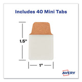 Avery® Ultra Tabs Repositionable Mini Tabs, 1-5-cut Tabs, Assorted Metallic, 1" Wide, 40-pack freeshipping - TVN Wholesale 