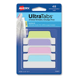 Avery® Ultra Tabs Repositionable Margin Tabs, 1-5-cut Tabs, Assorted Pastels, 2.5" Wide, 48-pack freeshipping - TVN Wholesale 