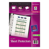 Avery® Top Load Sheet Protector, Heavyweight, 8.5 X 5 1-2, Clear, 25-pack freeshipping - TVN Wholesale 