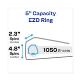 Avery® Heavy-duty View Binder With Durahinge And Locking One Touch Ezd Rings, 3 Rings, 5" Capacity, 11 X 8.5, Red freeshipping - TVN Wholesale 