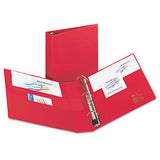 Avery® Heavy-duty Non-view Binder With Durahinge And One Touch Ezd Rings, 3 Rings, 1.5" Capacity, 11 X 8.5, Red freeshipping - TVN Wholesale 