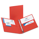 Avery® Heavy-duty Non-view Binder With Durahinge And One Touch Ezd Rings, 3 Rings, 1" Capacity, 11 X 8.5, Red freeshipping - TVN Wholesale 