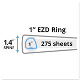 Avery® Heavy-duty Non-view Binder With Durahinge And One Touch Ezd Rings, 3 Rings, 1" Capacity, 11 X 8.5, Red freeshipping - TVN Wholesale 