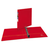 Avery® Heavy-duty Non-view Binder With Durahinge And One Touch Ezd Rings, 3 Rings, 1" Capacity, 11 X 8.5, Red freeshipping - TVN Wholesale 