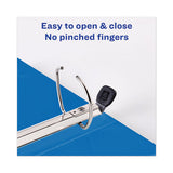 Avery® Heavy-duty View Binder With Durahinge And One Touch Ezd Rings, 3 Rings, 1" Capacity, 11 X 8.5, Pacific Blue freeshipping - TVN Wholesale 