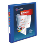 Avery® Heavy-duty View Binder With Durahinge And One Touch Ezd Rings, 3 Rings, 1" Capacity, 11 X 8.5, Pacific Blue freeshipping - TVN Wholesale 