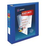 Avery® Heavy-duty View Binder With Durahinge And One Touch Ezd Rings, 3 Rings, 2" Capacity, 11 X 8.5, Pacific Blue freeshipping - TVN Wholesale 