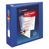 Avery® Heavy-duty View Binder With Durahinge And Locking One Touch Ezd Rings, 3 Rings, 3" Capacity, 11 X 8.5, Pacific Blue freeshipping - TVN Wholesale 