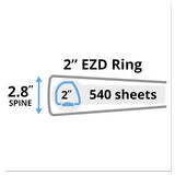 Avery® Heavy-duty Non-view Binder With Durahinge And One Touch Ezd Rings, 3 Rings, 2" Capacity, 11 X 8.5, Blue freeshipping - TVN Wholesale 