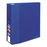 Heavy-duty Non-view Binder With Durahinge, Locking One Touch Ezd Rings And Thumb Notch, 3 Rings, 5