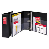 Avery® Heavy-duty Non-view Binder With Durahinge, Three Locking One Touch Ezd Rings And Spine Label, 4" Capacity, 11 X 8.5, Black freeshipping - TVN Wholesale 