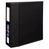 Avery® Heavy-duty Non-view Binder With Durahinge, Three Locking One Touch Ezd Rings And Spine Label, 4" Capacity, 11 X 8.5, Black freeshipping - TVN Wholesale 