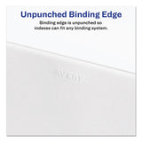 Avery® Preprinted Legal Exhibit Side Tab Index Dividers, Allstate Style, 26-tab, Exhibit A To Exhibit Z, 11 X 8.5, White, 1 Set freeshipping - TVN Wholesale 