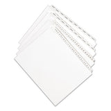 Avery® Preprinted Legal Exhibit Side Tab Index Dividers, Allstate Style, 26-tab, E, 11 X 8.5, White, 25-pack freeshipping - TVN Wholesale 