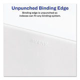 Avery® Preprinted Legal Exhibit Side Tab Index Dividers, Allstate Style, 26-tab, E, 11 X 8.5, White, 25-pack freeshipping - TVN Wholesale 