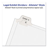 Avery® Preprinted Legal Exhibit Side Tab Index Dividers, Allstate Style, 26-tab, N, 11 X 8.5, White, 25-pack freeshipping - TVN Wholesale 