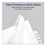 Avery® Preprinted Legal Exhibit Side Tab Index Dividers, Allstate Style, 26-tab, P, 11 X 8.5, White, 25-pack freeshipping - TVN Wholesale 