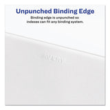 Avery® Preprinted Legal Exhibit Side Tab Index Dividers, Allstate Style, 26-tab, U, 11 X 8.5, White, 25-pack freeshipping - TVN Wholesale 