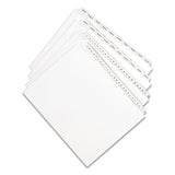 Avery® Preprinted Legal Exhibit Side Tab Index Dividers, Allstate Style, 26-tab, U, 11 X 8.5, White, 25-pack freeshipping - TVN Wholesale 