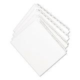 Avery® Preprinted Legal Exhibit Side Tab Index Dividers, Allstate Style, 10-tab, 4, 11 X 8.5, White, 25-pack freeshipping - TVN Wholesale 