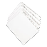 Avery® Preprinted Legal Exhibit Side Tab Index Dividers, Allstate Style, 10-tab, 6, 11 X 8.5, White, 25-pack freeshipping - TVN Wholesale 