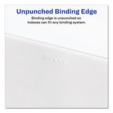 Avery® Preprinted Legal Exhibit Side Tab Index Dividers, Allstate Style, 10-tab, 13, 11 X 8.5, White, 25-pack freeshipping - TVN Wholesale 