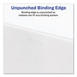 Avery® Preprinted Legal Exhibit Side Tab Index Dividers, Allstate Style, 10-tab, 17, 11 X 8.5, White, 25-pack freeshipping - TVN Wholesale 