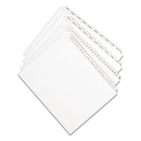 Avery® Preprinted Legal Exhibit Side Tab Index Dividers, Allstate Style, 10-tab, 19, 11 X 8.5, White, 25-pack freeshipping - TVN Wholesale 