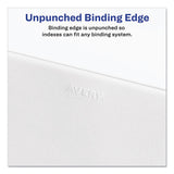 Avery® Preprinted Legal Exhibit Side Tab Index Dividers, Allstate Style, 10-tab, 21, 11 X 8.5, White, 25-pack freeshipping - TVN Wholesale 
