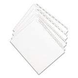 Avery® Preprinted Legal Exhibit Side Tab Index Dividers, Allstate Style, 10-tab, 21, 11 X 8.5, White, 25-pack freeshipping - TVN Wholesale 