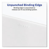 Avery® Preprinted Legal Exhibit Side Tab Index Dividers, Allstate Style, 10-tab, 22, 11 X 8.5, White, 25-pack freeshipping - TVN Wholesale 
