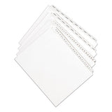 Avery® Preprinted Legal Exhibit Side Tab Index Dividers, Allstate Style, 10-tab, 22, 11 X 8.5, White, 25-pack freeshipping - TVN Wholesale 