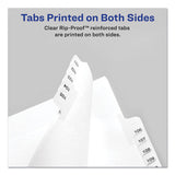 Avery® Preprinted Legal Exhibit Side Tab Index Dividers, Allstate Style, 10-tab, 22, 11 X 8.5, White, 25-pack freeshipping - TVN Wholesale 