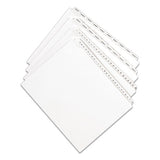 Avery® Preprinted Legal Exhibit Side Tab Index Dividers, Allstate Style, 10-tab, 28, 11 X 8.5, White, 25-pack freeshipping - TVN Wholesale 