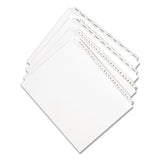 Avery® Preprinted Legal Exhibit Side Tab Index Dividers, Allstate Style, 10-tab, 35, 11 X 8.5, White, 25-pack freeshipping - TVN Wholesale 