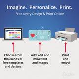 Avery® Magnetic Business Cards, Inkjet, 2 X 3.5, White, 30 Cards, 10 Cards-sheet, 3 Sheets-pack freeshipping - TVN Wholesale 