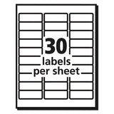 Avery® Matte Clear Easy Peel Mailing Labels W- Sure Feed Technology, Inkjet Printers, 1 X 2.63, Clear, 30-sheet, 25 Sheets-pack freeshipping - TVN Wholesale 