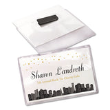 Avery® Magnetic Style Name Badge Kit, Horizontal, 4" X 3", White, 48-pack freeshipping - TVN Wholesale 