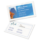 Avery® True Print Clean Edge Business Cards, Inkjet, 2 X 3.5, Glossy White, 200 Cards, 10 Cards Sheet, 20 Sheets-pack freeshipping - TVN Wholesale 