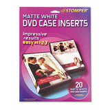 Avery® Inkjet Dvd Case Inserts, Matte White, 20-pack freeshipping - TVN Wholesale 