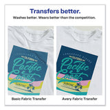 Avery® Fabric Transfers, 8.5 X 11, White, 18-pack freeshipping - TVN Wholesale 