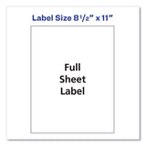 Avery® Shipping Labels With Trueblock Technology, Inkjet-laser Printers, 8.5 X 11, White, 500-box freeshipping - TVN Wholesale 