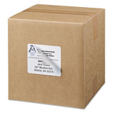 Avery® Shipping Labels W- Trueblock Technology, Inkjet-laser Printers, 3.33 X 4, White, 6-sheet, 500 Sheets-box freeshipping - TVN Wholesale 