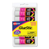 Avery® Permanent Glue Stic Value Pack, 0.26 Oz, Applies White, Dries Clear, 18-pack freeshipping - TVN Wholesale 
