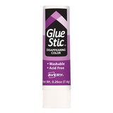 Avery® Permanent Glue Stic Value Pack, 0.26 Oz, Applies Purple, Dries Clear, 6-pack freeshipping - TVN Wholesale 