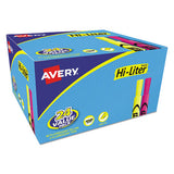 Avery® Hi-liter Desk-style Highlighter Value Pack, Assorted Ink Colors, Chisel Tip, Assorted Barrel Colors, 24-pack freeshipping - TVN Wholesale 