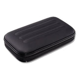 Innovative Storage Designs Large Soft-sided Pencil Case, Fabric With Zipper Closure, Black freeshipping - TVN Wholesale 